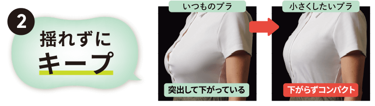 揺れずにキープ