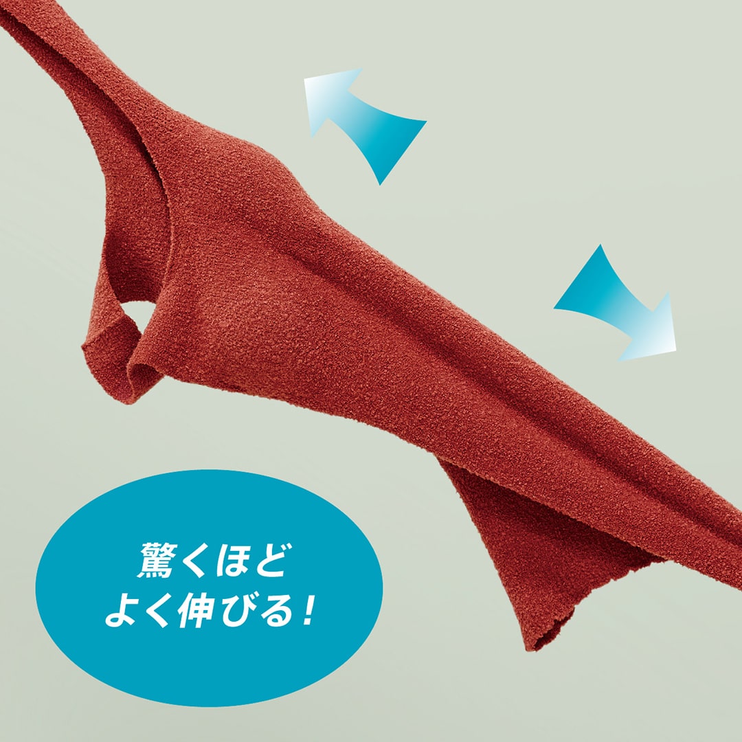 スロギー ホイップタッチ 腹巻付き2分丈ニットパンツ